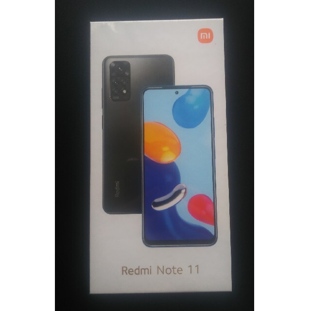 ☆新品未開封 Xiaomi Redmi Note 11 GraphiteGray - スマートフォン本体