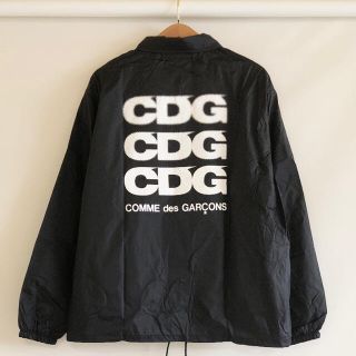 コムデギャルソン(COMME des GARCONS)の新品 送料込み コムデギャルソン CDGコーチジャケット 黒 シュプリーム(ナイロンジャケット)