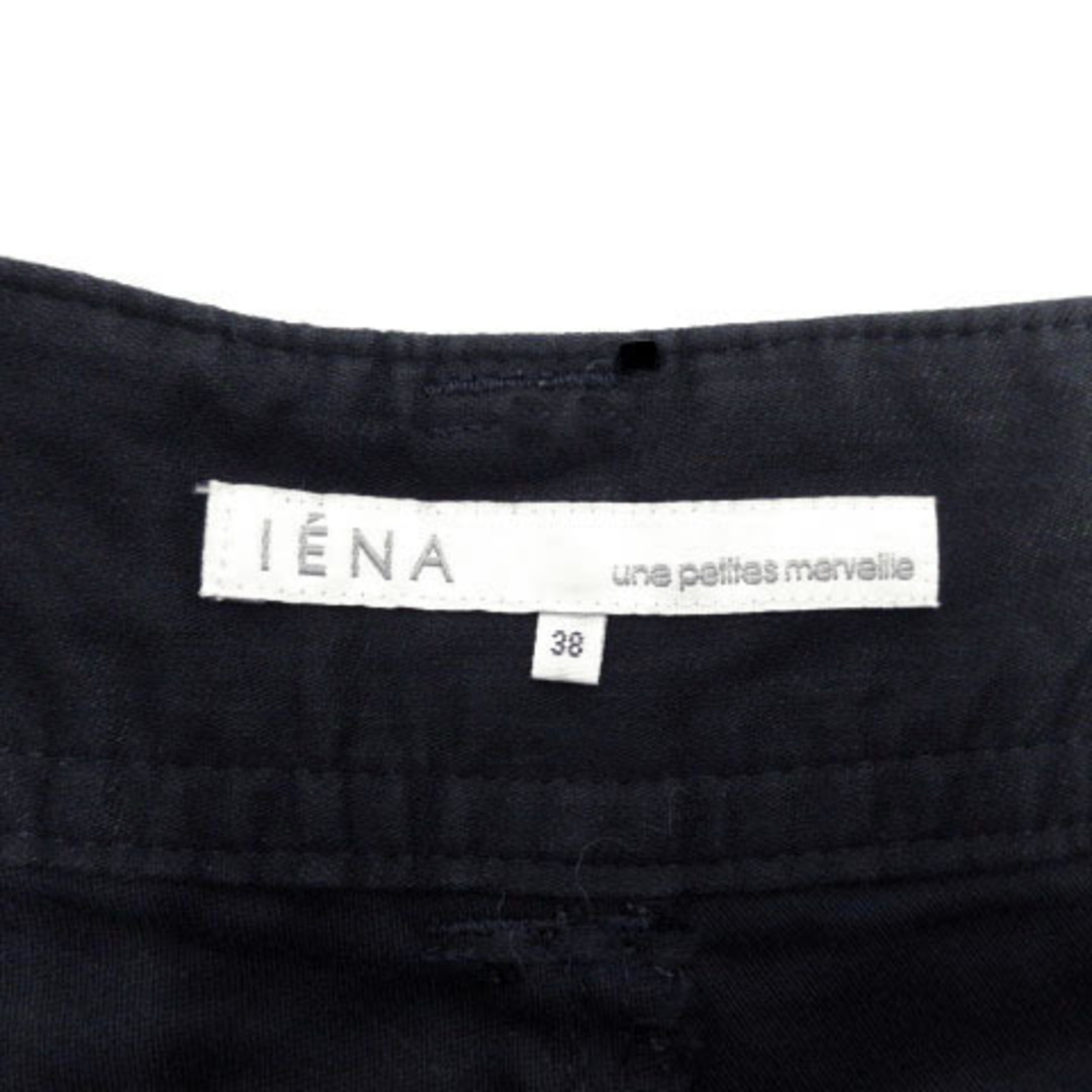 IENA(イエナ)のイエナ IENA パンツ ショートパンツ カーゴ リネン混 日本製 紺 38 レディースのパンツ(ショートパンツ)の商品写真