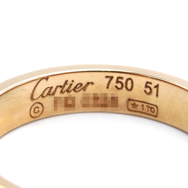 Cartier - カルティエ ミニラブリング 750 K18PG 指輪 ＃51 約11号の ...