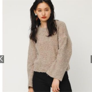 スライ(SLY)のBOUCLE WIDE SLEEVE MG TOPS(ニット/セーター)