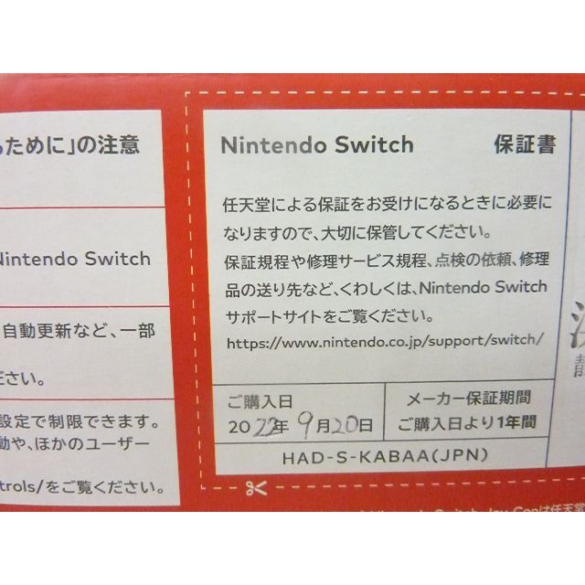 任天堂 Nintendo Switch HAC-001 ニンテンドースイッチ