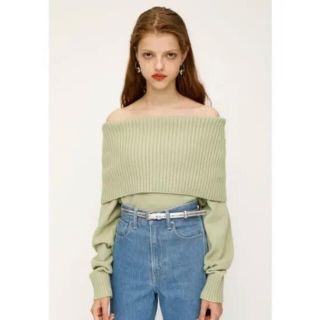 スライ(SLY)のSLY  OFF SHOULDER MG TOPS(ニット/セーター)