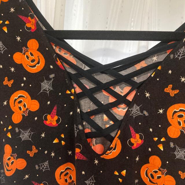 Disney(ディズニー)の『美品』アナハイム ディズニー限定☆ハロウィン☆Tシャツ☆M エンタメ/ホビーのおもちゃ/ぬいぐるみ(キャラクターグッズ)の商品写真