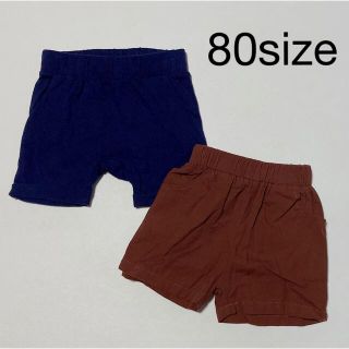 エイチアンドエム(H&M)のkids ショートパンツ 2点set 80size(パンツ)