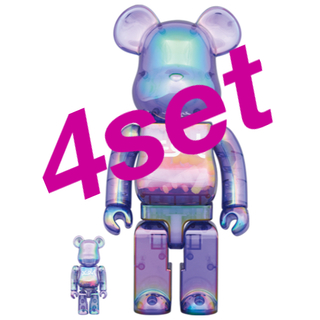 BE@RBRICK X-girl CLEAR PURPLE 100％ & 400(その他)