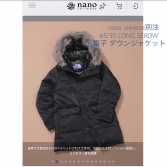 THE NORTH FACE PURPLE LABEL ☆LONG SEROW