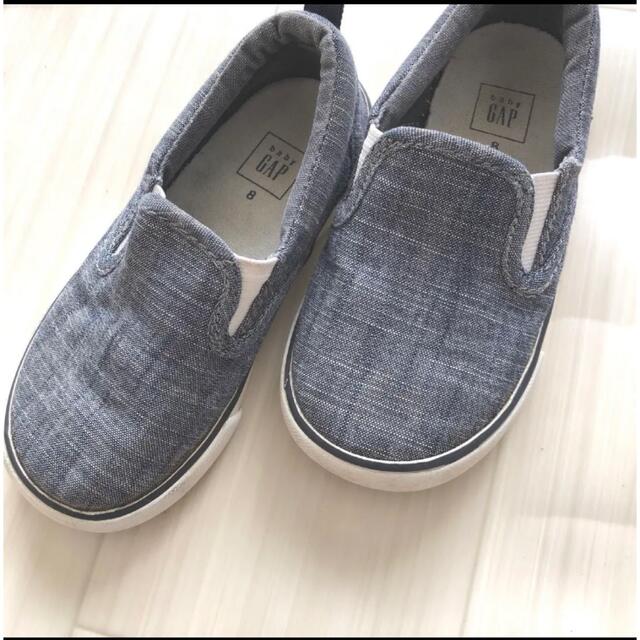 babyGAP(ベビーギャップ)のスリッポン　GAP キッズ/ベビー/マタニティのキッズ靴/シューズ(15cm~)(スリッポン)の商品写真