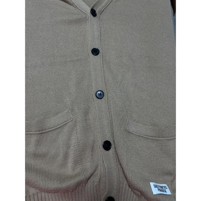 WACKO MARIA(ワコマリア)のWACKOMARIA classic cardigan beige XL メンズのトップス(カーディガン)の商品写真