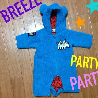 ブリーズ(BREEZE)のPARTY PARTY ボアロンパース♡(ロンパース)