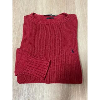 ポロラルフローレン(POLO RALPH LAUREN)の美品！Ralph Lauren ラルフローレン コットン ニット Lサイズ(ニット/セーター)