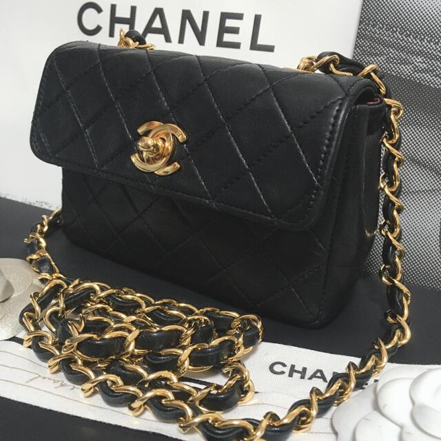 美品 CHANEL シャネル ヴィンテージ ミニ マトラッセ ショルダーバッグ