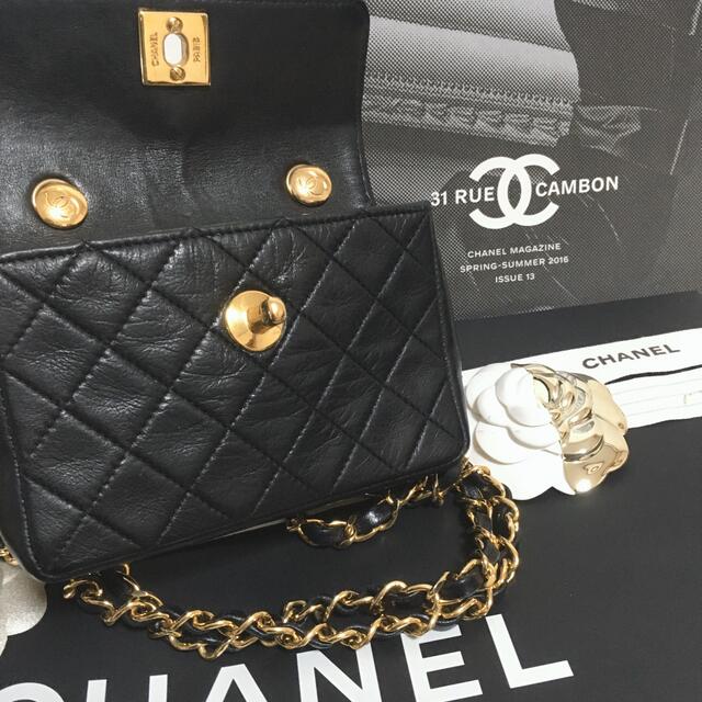 ショルダーバッグCHANELシャネル【正規品】✨極美品✨ミニマトラッセ チェーンショルダー