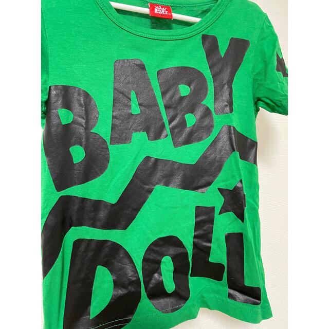 BABYDOLL(ベビードール)のベビードール　ロゴTシャツ　グリーン キッズ/ベビー/マタニティのキッズ服男の子用(90cm~)(Tシャツ/カットソー)の商品写真