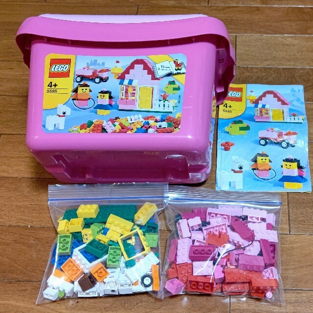 Lego(レゴ)の専用！レゴ★ジュニア 基本セット・ピンクのコンテナ 5585 美品 激レア エンタメ/ホビーのおもちゃ/ぬいぐるみ(その他)の商品写真