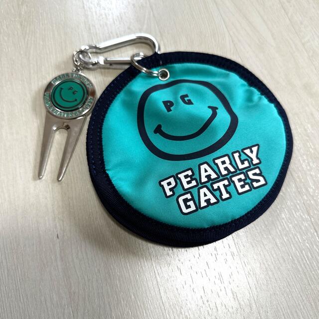 PEARLY GATES - ・未使用・パーリーゲイツ ボール拭き グリーンフォークマーカー付き セットの通販 by S shop｜パーリー