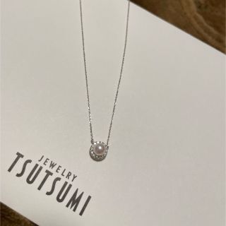 ジュエリーツツミ(JEWELRY TSUTSUMI)の最終価格✨ 新品開封のみ　K18ホワイトゴールドアコヤ真珠ネックレス　ツツミ(ネックレス)