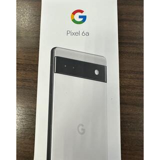 アンドロイド(ANDROID)の新品未使用未開封Google Pixel6a 128GB ホワイト(スマートフォン本体)
