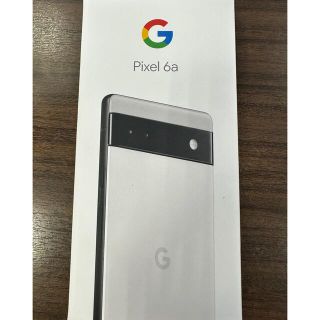 アンドロイド(ANDROID)の新品未使用未開封Google Pixel6a 128GB ホワイト(スマートフォン本体)