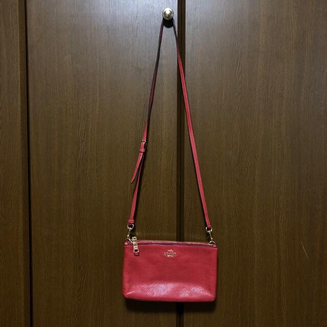 coach コーチ F34265 ショルダーバッグ　レッド