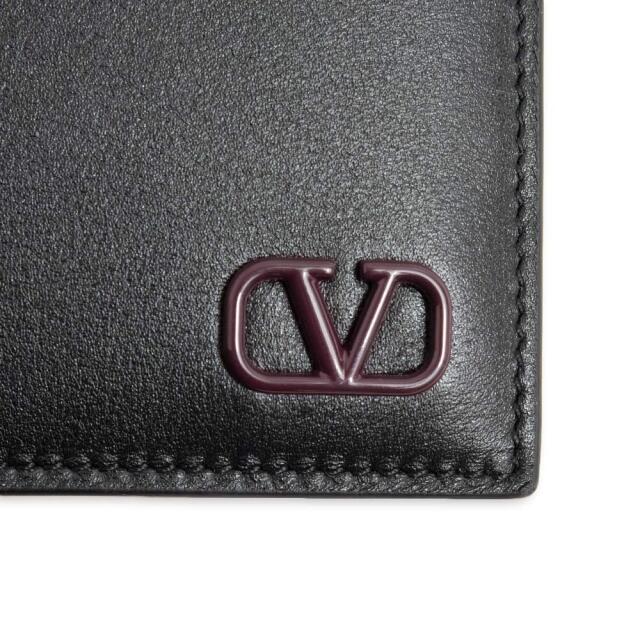 68%以上節約 ヴァレンチノVロゴ ファスナーカードケース 新品