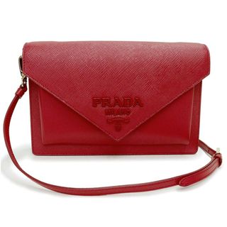 プラダ ミニバッグ ショルダーバッグ(レディース)(レッド/赤色系)の