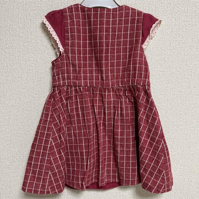 Souris(スーリー)の美品♡100 ワンピース キッズ/ベビー/マタニティのキッズ服女の子用(90cm~)(ワンピース)の商品写真