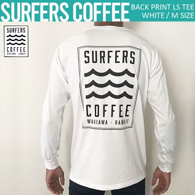 SURFERS COFFEE サーファーズコーヒー バックプリント ロンT M