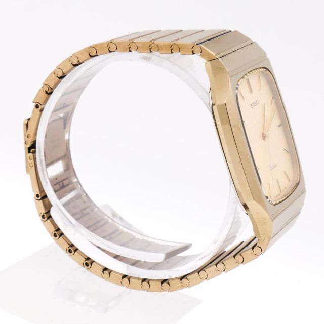 美品◆SEIKO ドルチェ メンズ腕時計 ゴールド 85年製 ビンテージ