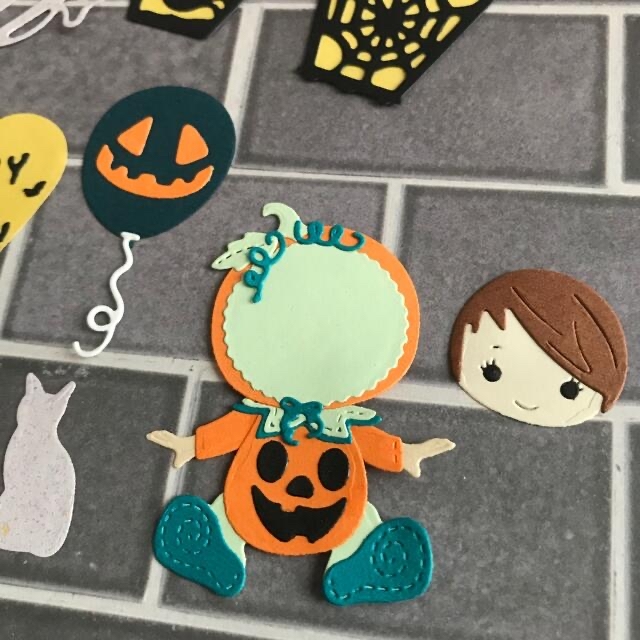 アルバムクラフト☆ハロウィン素材