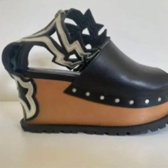 sacai luck(サカイラック)のSACAI 2016ss zip-up boots レディースの靴/シューズ(ビーチサンダル)の商品写真