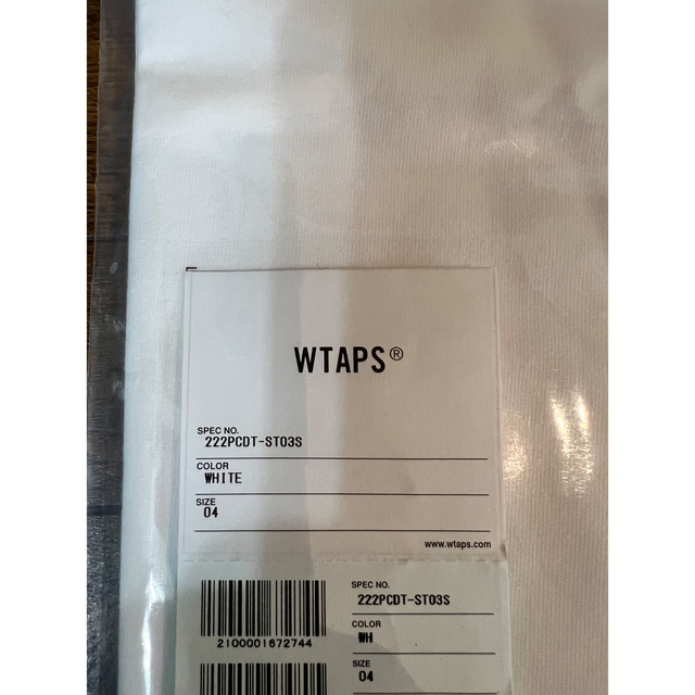 WTAPS 22AW SPOT NO.24 Tシャツ ホワイト XL 1