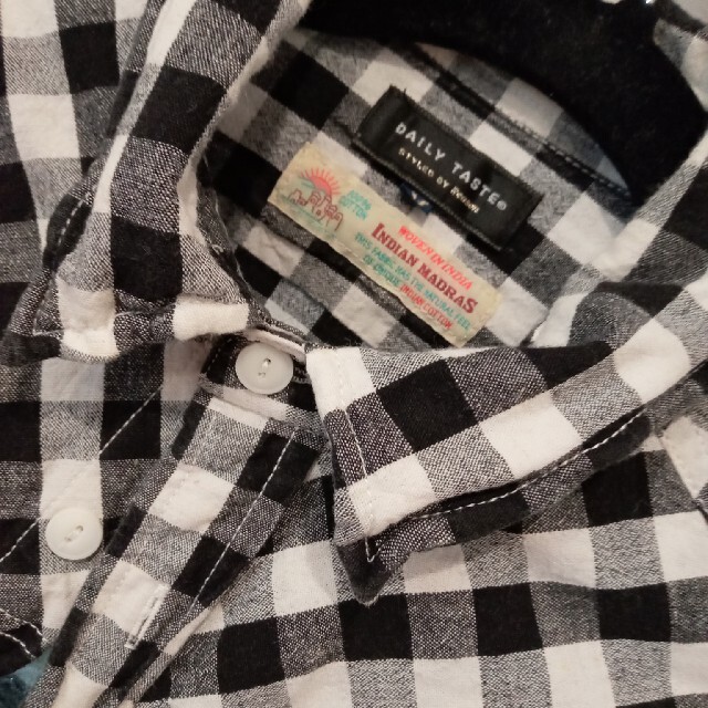メンズ7分袖チェックシャツ✨ レディースのトップス(シャツ/ブラウス(長袖/七分))の商品写真