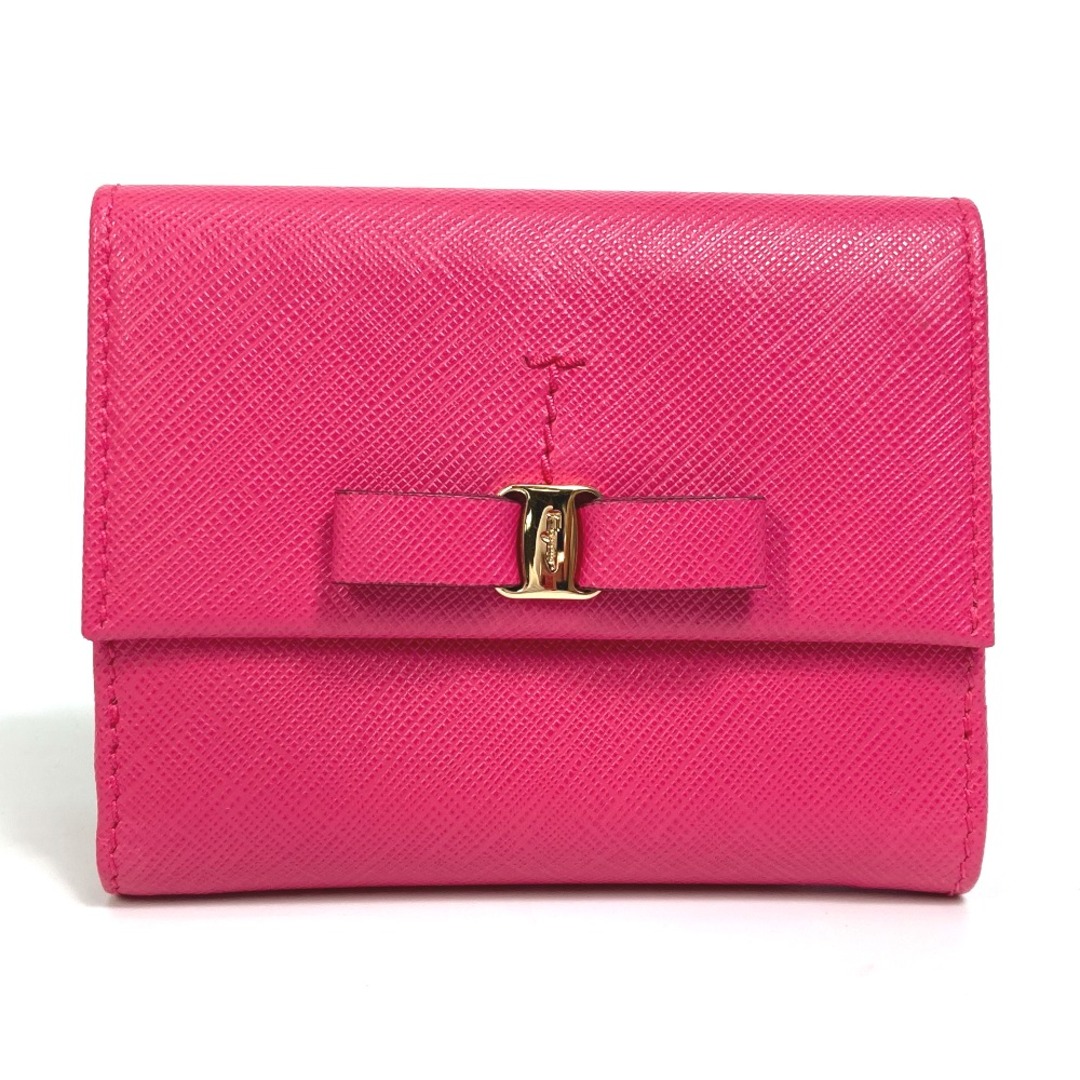 サルヴァトーレフェラガモ Salvatore Ferragamo ヴァラ リボン Wホック