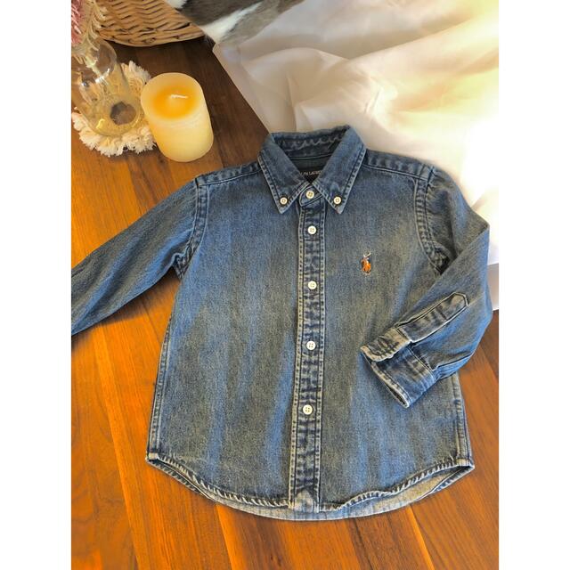 Ralph Lauren(ラルフローレン)のRalph Lauren デニムシャツ　90cm キッズ/ベビー/マタニティのキッズ服男の子用(90cm~)(Tシャツ/カットソー)の商品写真