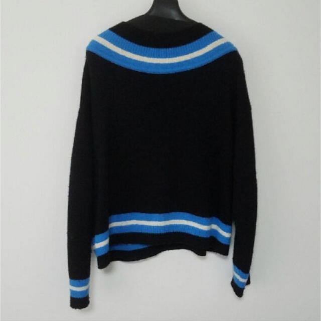 UNUSED(アンユーズド)のNEONSIGN COLLEGE KNIT チルデンニット メンズのトップス(ニット/セーター)の商品写真