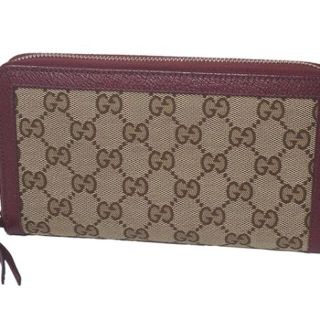 グッチ(Gucci)のグッチ GUCCI ブリー GGキャンバス ラウンドファスナー長財布 (財布)