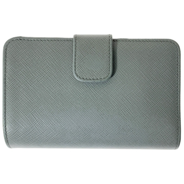 PRADA(プラダ)の▽▽PRADA プラダ 二つ折り財布　レディース 1ML225 グレー レディースのファッション小物(財布)の商品写真