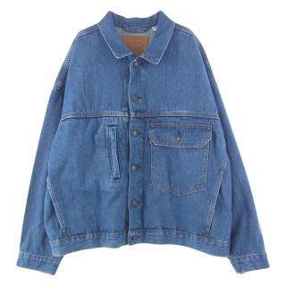 リーバイス(Levi's)のLevi's リーバイス デニムジャケット  STAY LOOSE デニム トラッカージャケット ネイビー系 ブルー系 XL【中古】(その他)