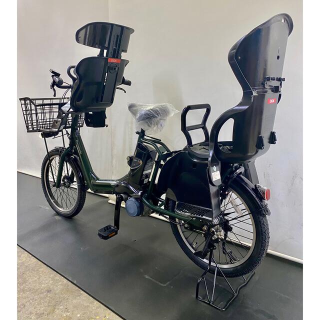 電動自転車 パナソニック ギュットアニーズ 20インチ 8.9ah 3人乗り 緑