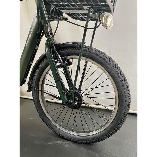 電動自転車 パナソニック ギュットアニーズ 20インチ 8.9ah 3人乗り 緑