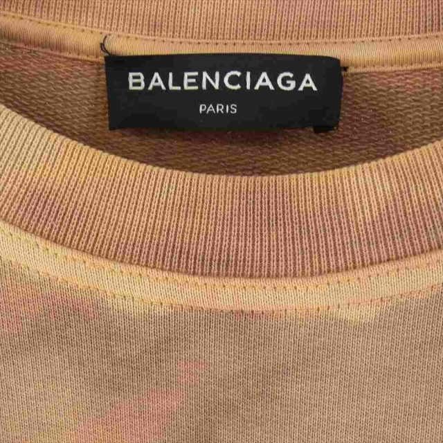 Balenciaga(バレンシアガ)のBALENCIAGA バレンシアガ 486095 TWK44 国内正規品 Oversize Bleach Homme Sweater オーバーサイズ ブリーチ スウェット トレーナー マルチカラー系 L【中古】 メンズのトップス(スウェット)の商品写真