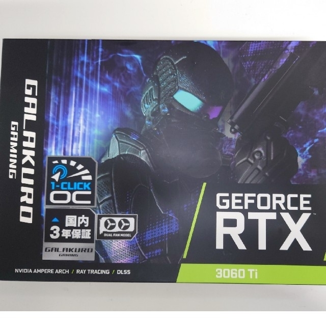 玄人志向 グラフィックボード GG-RTX3060Ti-E8GB/DF　✕2台