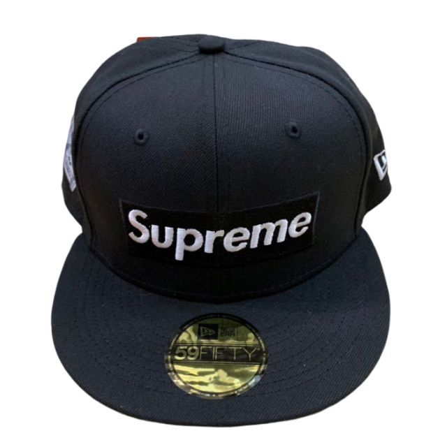 サイズ712Supreme Money Box Logo New Era 黒 7 1/2