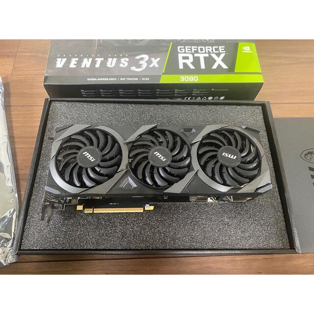 RTX3090 VENTUS 3X 24G 動作確認済 送料無料 RTX3090