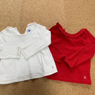 プチバトー(PETIT BATEAU)のプチバトー　カットソー　24m/86㎝(シャツ/カットソー)