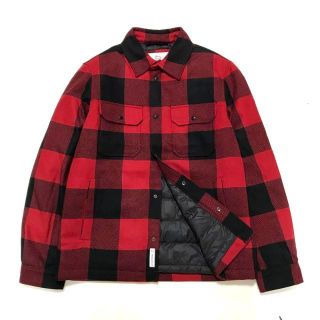 21AW WOOLRICH バッファローチェック オーバーシャツ インナーダウン