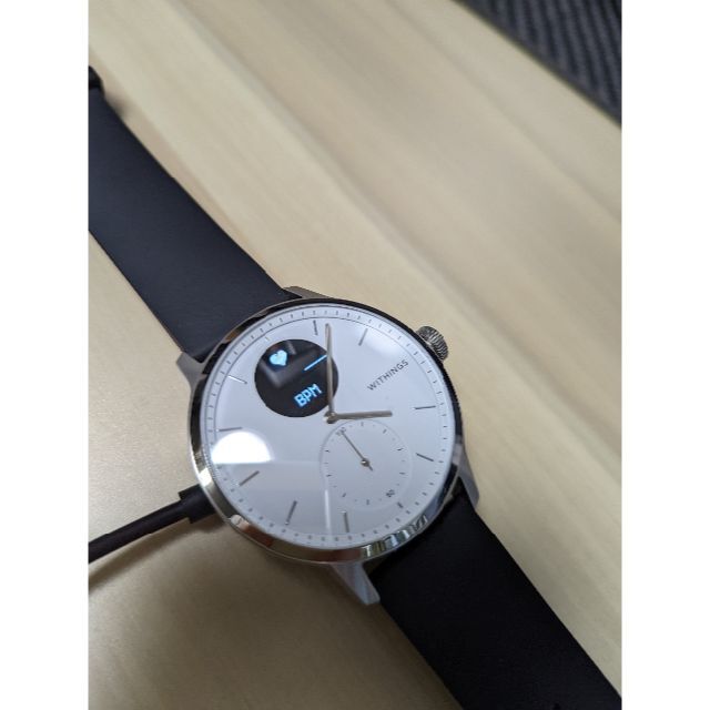 スマートウォッチ Withings ScanWatch 42mm WHITE シ