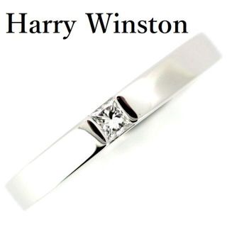 ハリーウィンストン(HARRY WINSTON)のハリーウィンストン プリンセス ダイヤモンド リング Pt950 7.5号(リング(指輪))