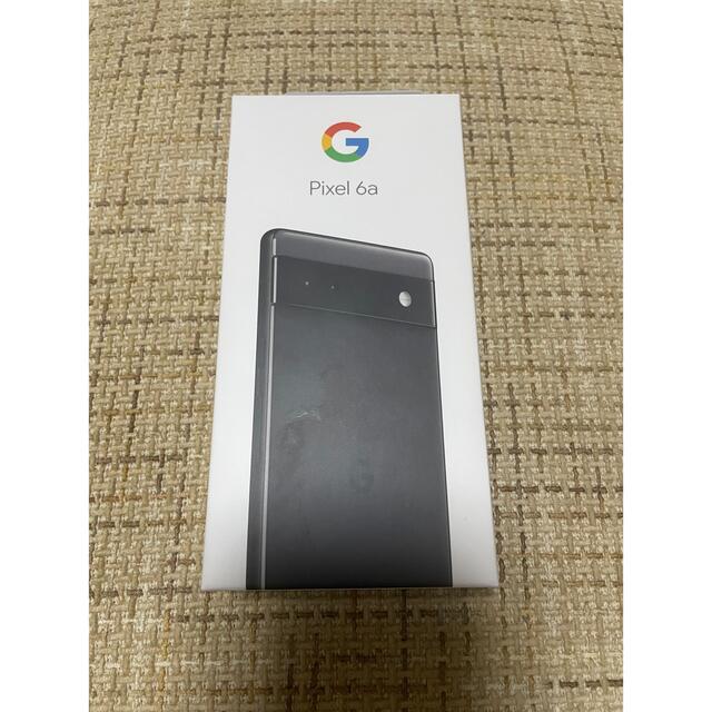 チャコールキャリア【新品】Google Pixel6a 128GB チャコール(ブラック)